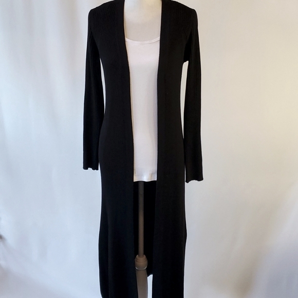 White House Black Market Sweaters - White House Black Market Long Ribbed Cardigan